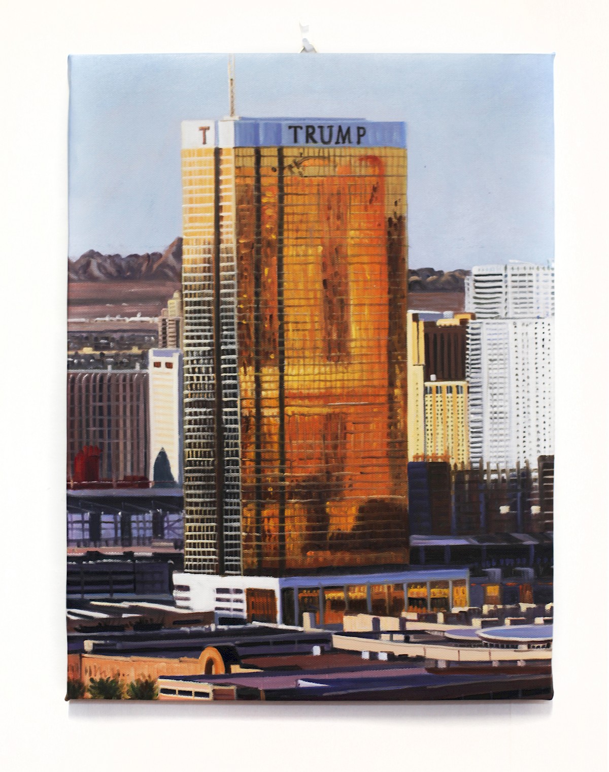 Image – #goldencrib, 2017, oil painting on canvas (made in China), 20 × 30 cm, unique piece